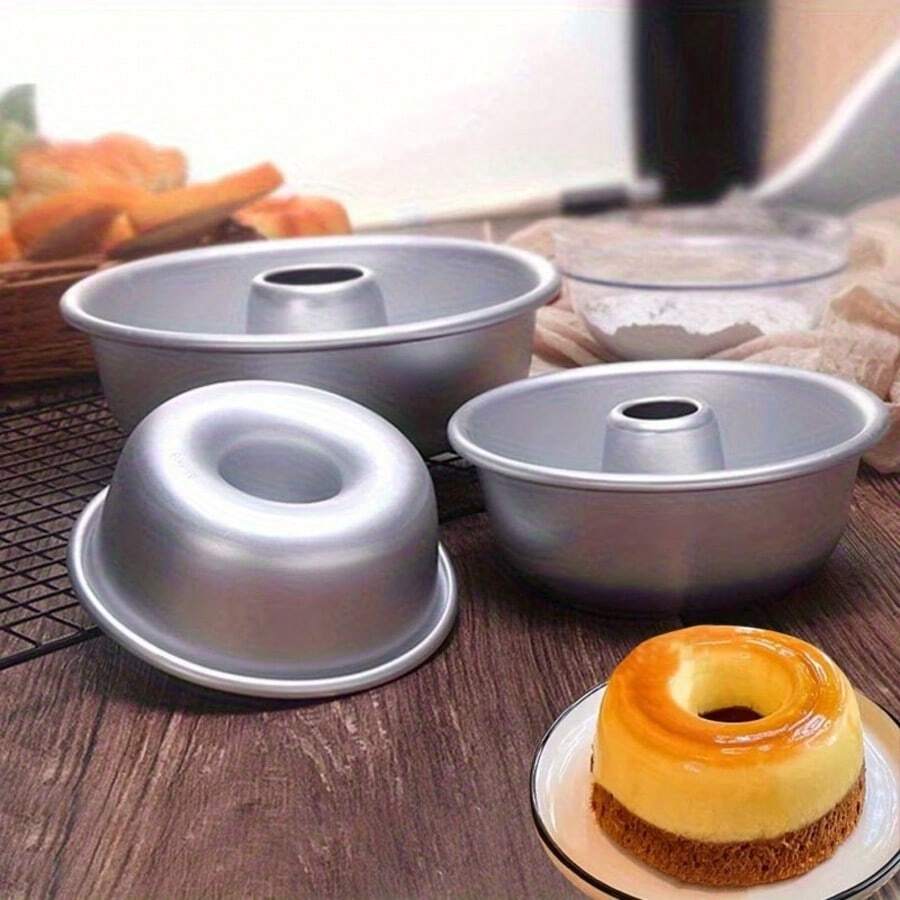 1個/3個裝鋁製甜甜圈烘焙模具，適合製作完美甜甜圈、杯子蛋糕與餅乾的烘焙必備工具