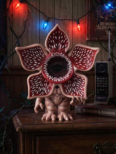  1 pieza Hucha con figura del Demogorgon con licencia oficial de Netflix, coleccionable de la película, caja de dinero, decoración de escritorio, modelo de escultura, buen regalo para fiesta de cumpleaños