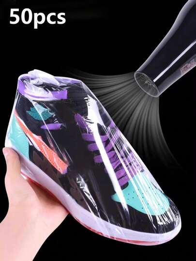 20个透明热收缩包装袋，可为鞋子、书籍、玩具、化妆品、瓶瓶罐罐、相框等物品提供保护和密封。防潮、防尘、抗氧化，适合礼品包装和储存。