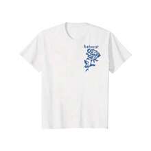 Brands Rose Tee  Brands Rose Short Sleeved Classic Comfortable T-Shirts Printed on Half Sleeved Shirts for Summer - Blanc - Voir 1