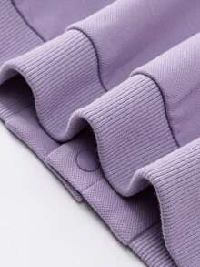 mini bala Baby Baby Girl Jacket, Soft Mesh Fabric, Breathable & Lightweight, Cute Animal Design, Casual Spring Outerwear 2026 - Pink Purple - View 8