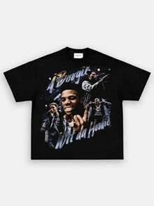 A BOOGIE Wit Da HOODIE TEE, Trending Shirt, Vintage Clothing Cotton Tee For Men, Women - màu đen - Xem 1