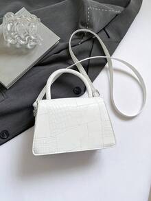 时尚、优雅、奢华、简约而精致的高端风格手提包。2026年春季新款，百搭斜挎包。 - 白色 - 查看 12