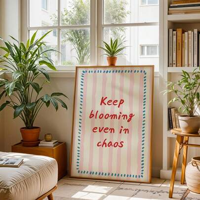 1pc Frameless Dopamine Decor Art Positive Affirmation Quote Print Motivational Wall Art Canvas Print For Room Decor, Dorm Essentials, Birthday Gift And Party Decoration, Vintage Inspirational Bedroom Decor, Aesthetic Room Decor, Prints For Wall, College Dorm Room Essentials, Home Decoration, Uplifting Gift Idea, Unique Wall Decor.