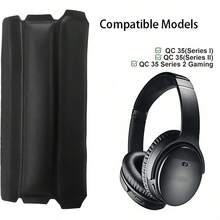 Banda de repuesto para auriculares QC35, QC35II, QC25, cojín cómodo para la banda, almohadilla protectora de la banda de fácil instalación - Unitalla - Ver 3