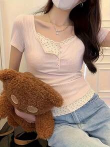 Women T-Shirts - Apricot - View 10