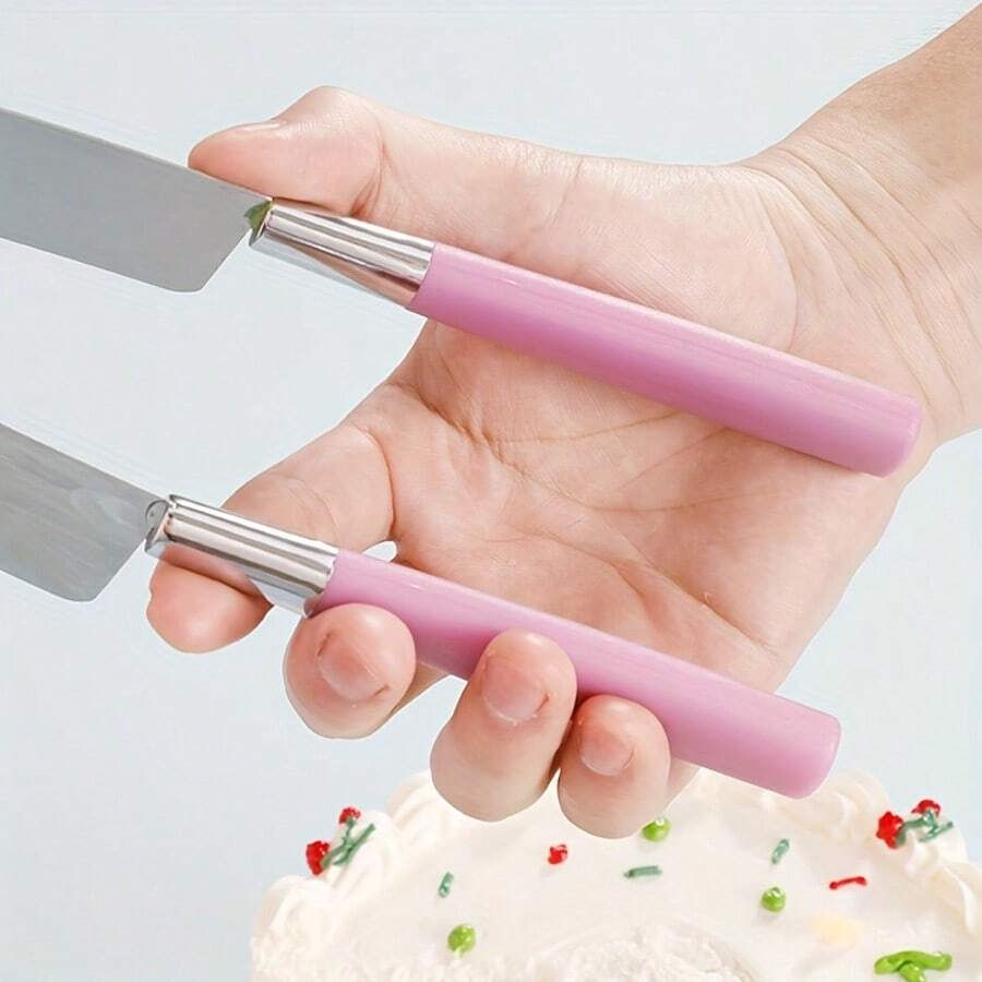 1 pieza Cortador de pastel de acero inoxidable - Herramienta creativa para cortar pasteles, divisor de pasteles y cortador de pizza - Accesorio y utensilio de cocina práctico