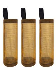 1pc Wall-Mounted Plastic Bag Dispenser Storage Rack, Garbage Bag Organizer, Kitchen Plastic Bag Hanging Holder, Multi-Functional Trash Bag Storage Mesh Bag, Breathable Wall-Mounted Versatile Garbage Bag Organizer Holder, Suitable For Home, Kitchen, Summer Beach Party, Food, Camping, Storage, Room Decor, Kitchen Accessories - Multicolor - View 13
