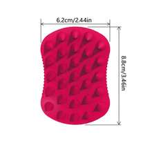 1pc Portable Silicone Hair Wash Brush Massage Cleaning Soap Style Hair Wash Comb Wash Brush Activate Scalp Nerves Easy To Clean Hair Dirt Bath Products Suitable For Home Use And Travel - Multicolor - View 3