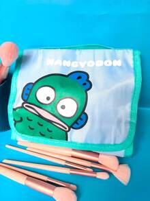 1pc Sanrio High Capacity Foldable Cartoon Cosmetic Bag, Cute Travel Portable Makeup Organizer ,Makeup Bag - Multicolor - View 7