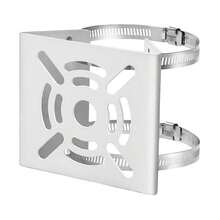 Universal Metal Vertical Pole Mount Bracket With Loops For Security Camera AU - A - View 11