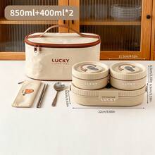 Hộp cơm trưa hình bầu dục bằng thép không gỉ 304, dung tích 850ml, hộp bento tái sử dụng chống rò rỉ, hộp đựng thức ăn trưa dung tích lớn di động, hộp đựng trái cây, salad, có thể dùng trong máy rửa chén và lò vi sóng, phù hợp cho học sinh và người lớn sử dụng ở trường học, văn phòng, cắm trại ngoài trời, dã ngoại, du lịch, chuẩn bị cho năm học mới. - Nhiều màu - Xem 19