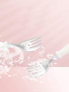 Bộ 3 món (Nĩa + Thìa + Hộp đựng) Bộ đồ ăn bằng thép không gỉ cho trẻ em, bộ thìa nĩa tập ăn cho bé, dụng cụ tự ăn kèm hộp đựng di động. - Nhiều màu - Xem 7