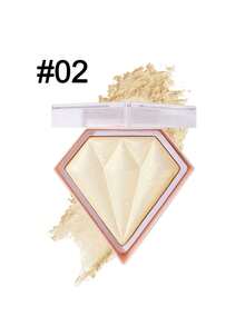 HANDAIYAN 钻石高光粉，自然持久提亮，高显色度面部轮廓高光，适合万圣节、圣诞节、日常妆容、校园派对、冬季必备 - 彩色 - 查看 16