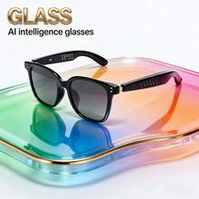 New Multi-Functional Audio Glasses, Featuring AI Smart Glasses That Support Real-Time Translation In 151 Languages, Are Equipped With A Built-In Microphone And Speaker, As Well As A 55mAh*2 Independent Battery. - Multicolor - View 10