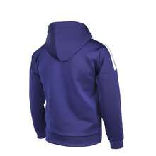 Áo khoác thể thao Adidas cho trẻ nhỏ, áo khoác gió nhẹ, áo khoác mỏng, áo khoác ngoài có mũ cổ đứng cho bé trai. - Màu xanh lam - Xem 2