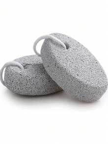3 Packs Natural Foot Pumice Stone For Feet,Lava Pedicure Tools Hard Skin Callus Remover For Feet And Hands - White&Red - Light Gray - View 6