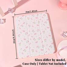 1 Peça Capa Protetora com Slot para Caneta, Suporte Magnético Multi-Ângulo com Modo Dormir/Despertar Automático, Capa de Tablet Kawaii Compatível com Pro/Air/Compatível com Samsung Galaxy A9/S9/S7/S10+/Compatível com XIAOMI Pad/5/6/7 - Multicolorido - Visão 10