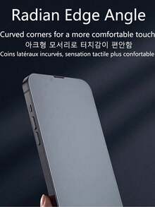 1片防窥钢化玻璃膜，兼容 15/14/13/12/11 Pro Max/Mini，全覆盖隐私屏幕保护膜，兼容 X/XR/XS Max - 黑色 - 查看 6