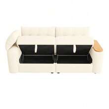Sofas & Couches - Beige + Teddy + 2 Seat - View 8