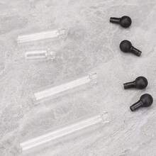 8个空化妆品样品瓶，可重复灌装精油香水迷你试管瓶 - 彩色 - 查看 2