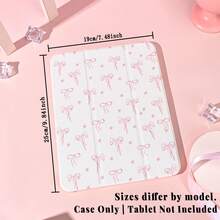 1 Peça Capa Protetora com Slot para Caneta, Suporte Magnético Multi-Ângulo com Modo Dormir/Despertar Automático, Capa de Tablet Kawaii Compatível com Pro/Air/Compatível com Samsung Galaxy A9/S9/S7/S10+/Compatível com XIAOMI Pad/5/6/7 - Multicolorido - Visão 10