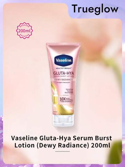 Vaseline 200毫升谷胱甘肽和透明质酸精华液，抗衰老和修复