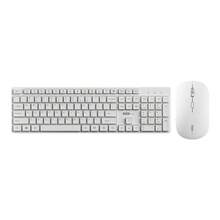 Lenovo Combo de teclado y mouse inalámbrico 2.4G, 105 teclas, diseño delgado, minimalista y elegante, adecuado para oficina, hogar, laptop, tableta - Blanco - Ver 9