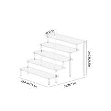 Acrylic Upright Display Stand, Acrylic Display Rack, Perfume Rack, Acrylic Upright Display Stand, Nail Polish & Perfume Storage Rack, Cosmetics, Crafts, Jewelry Stand, Cupcake & Buffet Stand - Multicolor - View 11