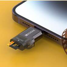 Kodak 柯达Type-C读卡器TF/Micro SD卡高速传输适配器，支持高达2TB容量 - 黑色 - 查看 7