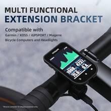 Adjustable Out Front Bike Mount, Compatible With Edge, IGPSPORT, XOSS, CooSpo Magene, CYCPLUS GPS, Suitable For Round Tube/Flat Handlebars, Road Bikes/Folding Bikes, MTB - Multicolor - View 4