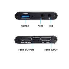 External HD Video Capture Card For USB 3.0 With Audio - 黑色 - 查看 5