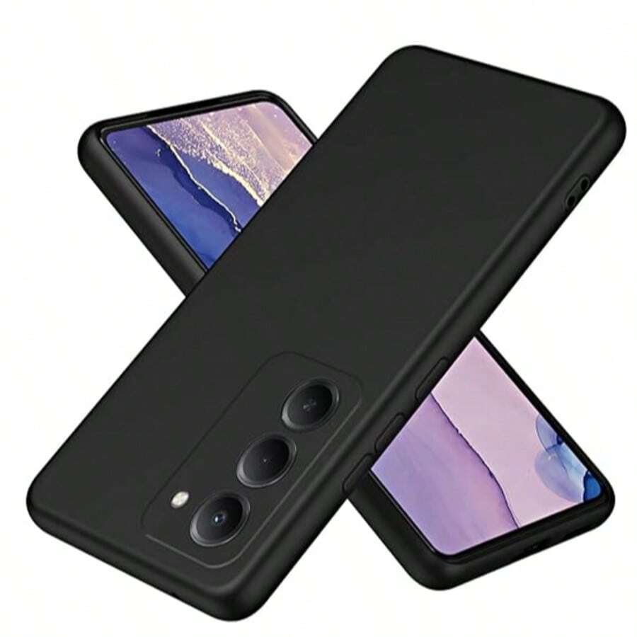Black Matte Phone Case, Shock-Proof Protection On All Four Corners, Anti-Impact, Anti-Fall, Wear-Resistant, Anti-Scratch, Anti-Yellowing. Suitable For Various Poco Series Models, Such As Note 14 Pro+ 5G, 14 Pro 5G, Note 13 Pro+, Poco F7, A5, 15c 171 (Europe Version), Poco C85, 15c 4G 173 (Europe Version), Etc. - Black - View 1
