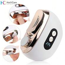 Hailicare Máy cắt móng tay điện tử có màn hình LED, 3 tốc độ điều chỉnh, 2 trong 1 vừa cắt vừa đánh bóng, đèn tích hợp và hộp hút bụi móng, sạc qua cổng Type-C, bộ dụng cụ làm móng di động tiện lợi cho gia đình và du lịch. - trắng - Xem 1