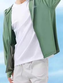 CAMEL CROWN Women's Cooling Sun Protection Clothing, Thin Summer Outdoor Ice Silk UV Protection Breathable Sun Protection Clothing - Agave Green - View 2