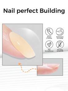 TOMICCA Light Apricot Color Builder Gel 5-In-1, 15ml 1Pc, Quick-Drying Under UV/LED Light Gel Nail Polish,For Nail Extension, Reinforcement, Nail Art Decoration And Rhinestone Application, Suitable For DIY Nail Tips At Home Or As A Gift Nails - Apricot - View 3
