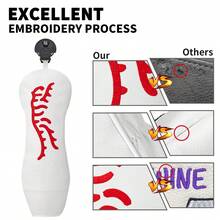Tiger Golf Club Head Cover: And Golf Accessory Club Protective Cover That Provides The Protection For Your Golf Club. - Multicolor - View 7