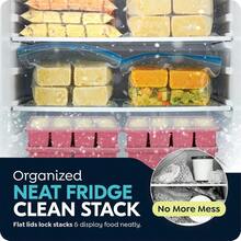 1 Cup Silicone Freezer Trays With Lids, Soup Container Style Cube Trays, Easily Prepare Portioned Meals, Storing Soups, Pasta, Sauces, And Leftovers; Dishwasher Oven  - 2 - Pack - 藍色 - 查看 6