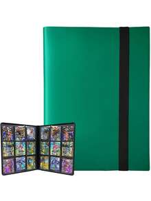 Side-Loading Card Holder Album With Card Slots, Suitable For Collecting Football And Basketball Cards - Multicolor - View 1