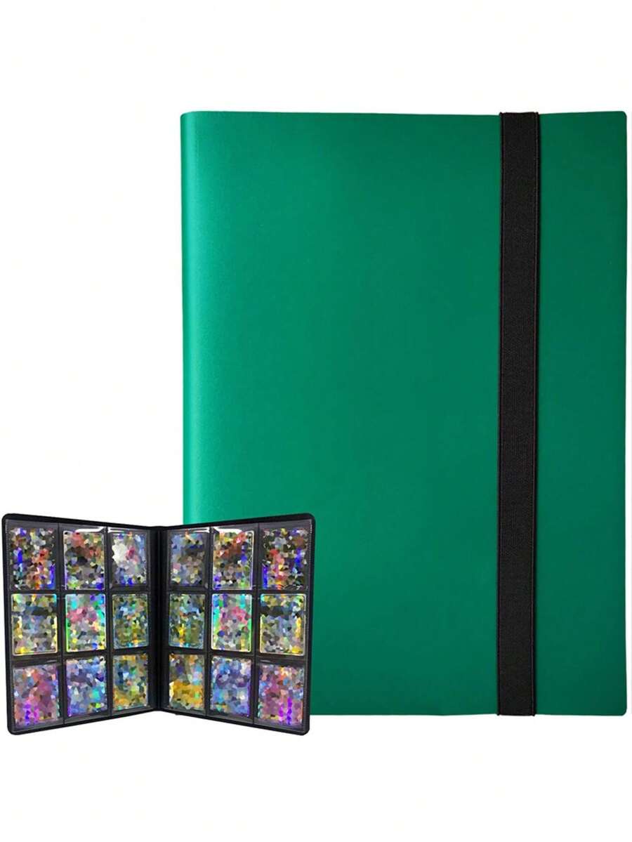 Side-Loading Card Holder Album With Card Slots, Suitable For Collecting Football And Basketball Cards - Multicolor - View 1