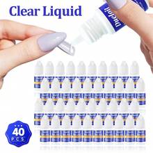 1pc/6pcs/10pcs/20pcs/40pcs Acrylic Nail Gel, 3g Transparent Long-Lasting Crystal Rhinestone Nail Gel, Nail Gel, Press-On Nail Stickers, Nail Art - Clear - View 12