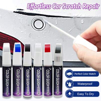 Home Decoration Items, Automotive Paint Spraying Tools. White Paint Repair Kit - A Coating Used For Repairing Scratches On Car Paint. Two-In-One Automotive-Specific Paintbrush.