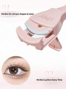 UNNY CLUB Eyelash Curler, Wide-Angle Curve, One-Curl Lift, Quick Styling, Long-Lasting Curl, Portable & Effortless, For Beginners, 1 Pc,Brand Beauty Cosmetic Makeup - Pink - View 4