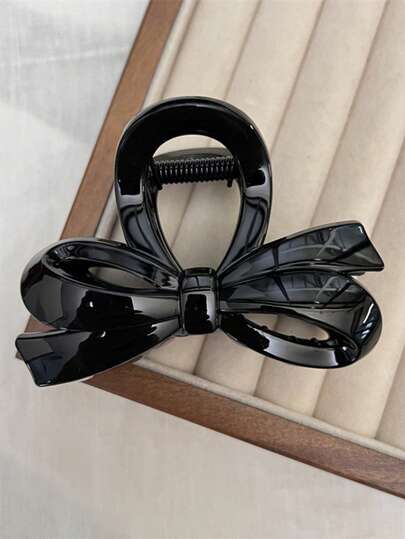 Elegant Bow Hair Clip - Fashionable Non-Slip Clip Suitable For Women And Girls, Perfect For Daily Wear, Parties And Special Occasions, Stylish Clip To Secure Hair And Add Romantic Elegant Hairstyle Accent