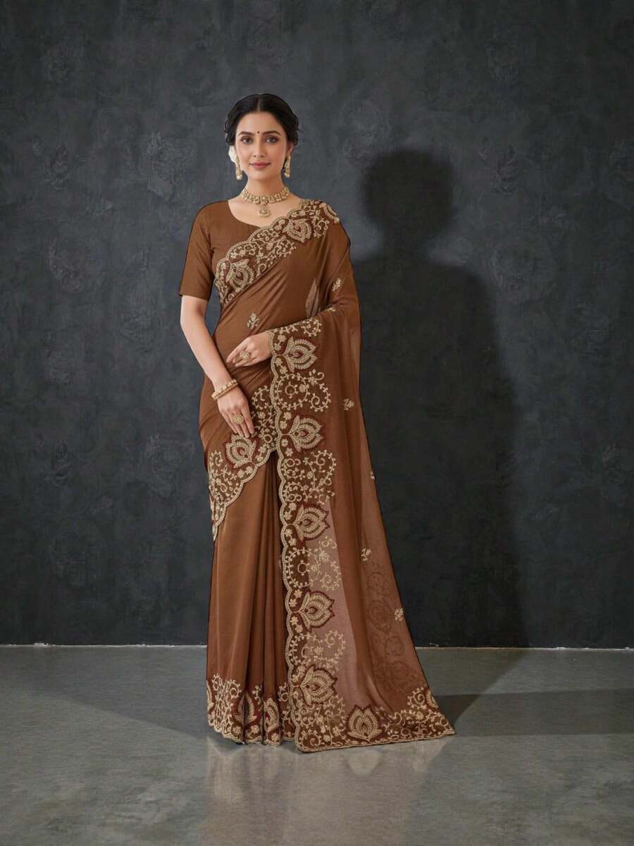 Sari tradicional NC Moss, vestimenta cultural para mujeres - Multicolor - Ver 1