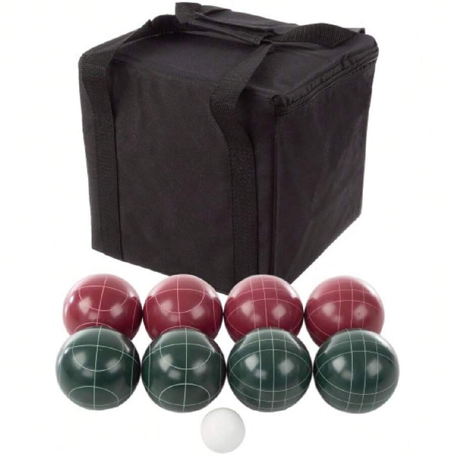 [Envíos locales] Juego de Bolas de Bocce Clásico, Juguete de Patio y Lawn para Adultos y Niños, Actividad de Familia al Aire Libre - Juego de bochas de tamaño completo - Ver 1