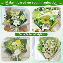 (Total 250pcs)100pcs Pipe Cleaners Craft Chenille Stems With 150pcs Flower Stamens For DIY Art Creative Crafts Party Decorations (12 Inch X 6mm), Art Projects, Handmade Decor, Decorative Stems, DIY Accessories - Multicolor - View 8