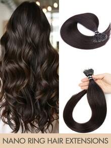 Tóc nối nano hạt 12-22 inch, kẹp tóc nano vô hình giúp tăng chiều dài hoặc độ dày, phù hợp cho nhiều dịp khác nhau. - Nhiều màu - Xem 15