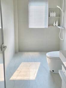 New Waterproof Bathroom Floor Stickers - Self-Adhesive Anti-Slip Vinyl Tiles (30 Sets DIY Upgrade Product! Mold-Resistant And Scratch-Resistant) 15.7 Inches X 196.8 Inches, Waterproof Bathroom Floor Stickers, Anti-Slip And Wear-Resistant Bathroom Floor Self-Adhesive Tile Renovation Dedicated Floor Stickers - Multicolor - View 8