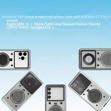 Túi đựng điện thoại chống sốc, chống nước 6.9 inch, ốp lưng điện thoại chống nước đa năng, có chân đế cảm ứng, phù hợp với mọi loại điện thoại, bảo vệ toàn diện cho điện thoại khi chụp ảnh dưới nước chuyên nghiệp, quà tặng mùa xuân. - Nhiều màu - Xem 4